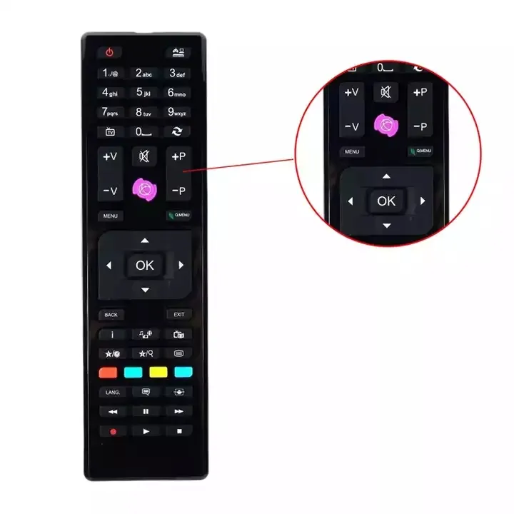 Replaced TV Remote Control RC4875 Fit for JVC Telefunken LED TV TE32182B301C10 remote controller