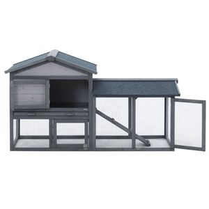 Nouveaux styles Petit Animal Habitat Plateau En Gros En Bois Pas Cher bébé Elevage lapin maisons pour animaux de compagnie clapier lapin cage - Product Image 1