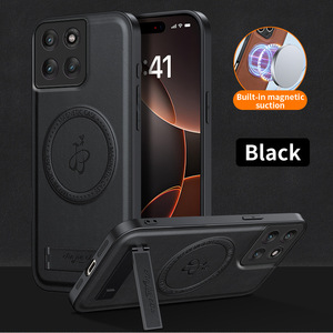 Funda de Cuero PU con Soporte para Moto Edge 70 <span class=keywords><strong>40</strong></span> Neo 30 Pro 20 Lite Edge 60 Fusion 50 Ultra, Cubierta Magnética a Prueba de Golpes, Protección Completa para la Cámara - Product Image 4