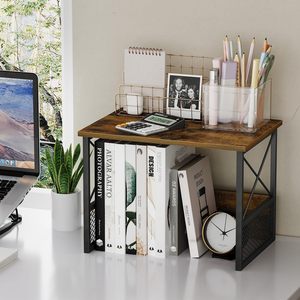 <b>Desktop</b> <b>Shelf</b> Microwave Oven Rack With Storage Space For Kitchen Countertop Organization - Product Image 2