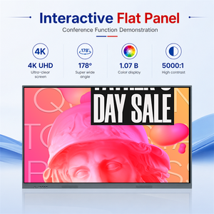 OEM ODM LED 4K Digitales KI-Interaktives Whiteboard Videokonferenz 65/75/86 Zoll Infrarot-Touchscreen <span class=keywords><strong>Smart</strong></span> Board für Schulen - Product Image 1