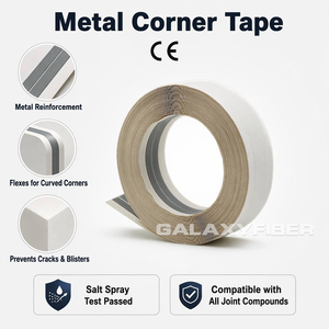 Aluminio PVC Al-Zn acero galvanizado paneles de yeso herramientas esquinas y cinta de paneles de yeso esquina exterior - Product Image 1
