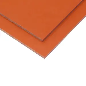 電気使用のための高温オレンジベークライトシートフェノール絶縁板耐久性のあるプラスチック材料