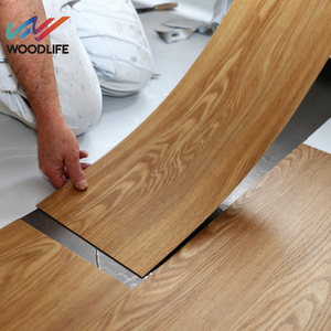 2mm parte posterior seca pegada impermeable resistente al fuego resistente a los arañazos PVC vinilo suelo plástico PVC LVT tablero suelo - Product Image 2