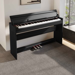 Piano Digital KIMFBAY de <span class=keywords><strong>88</strong></span> <span class=keywords><strong>Teclas</strong></span> con Peso, <span class=keywords><strong>Teclado</strong></span> de Piano Digital de <span class=keywords><strong>88</strong></span> <span class=keywords><strong>Teclas</strong></span> en Venta - Product Image 1