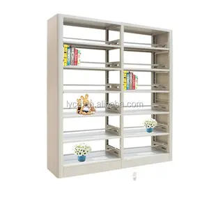 Luoyang MEIJIE Cheap School Office Used Metal Library Public Place Books Bookshelf Iron Bookshop Show Rack