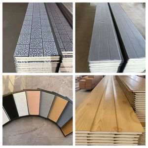 Pannello Sandwich <span class=keywords><strong>in</strong></span> PU Isolato con Motivo Finto Mattone per Rivestimento Esterno e Facciate <span class=keywords><strong>di</strong></span> Edifici - Product Image 2