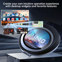 Adaptador Inalámbrico Carplay para Vehículos Fuallwin, Tarjeta SIM 4G TF, Adaptador ApplePie, Car Play AI Box, CarPlay a Android con Pantalla LCD de 2.1 Pulgadas