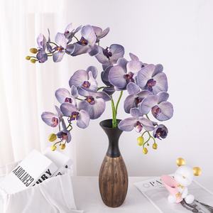 Искусственные цветы A-1877: Новая орхидея фаленопсис (7 головок), реалистичная на ощупь, из полиуретана, для декора дома и свадеб - Product Image 1