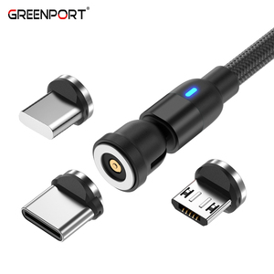 Cable USB Magnético en Forma de L 3 en 1 para <span class=keywords><strong>Micro</strong></span>, Tipo <span class=keywords><strong>C</strong></span> y Dispositivos I, al Precio Más Bajo - Product Image 2