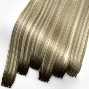 批发维珍俄罗斯天然网上商店天才纬纱顶级质量20g缝制人发延伸 - Product Image 6