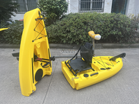 Entraînement modulaire d'aileron de pédale de kayak simple certifié CE de 9 pieds avec la coque de LLDPE