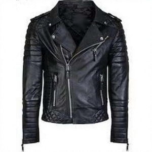 Chaqueta de Cuero y Lona Verde 100% Genuina, Resistente al Agua y al Viento, de Larga Duración, Nueva, con el Mejor Descuento de BS International - Product Image 6