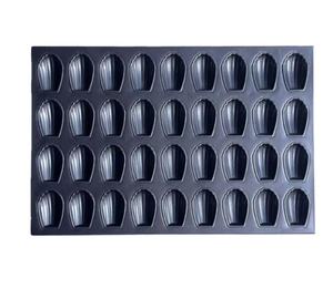 Plaque de cuisson commerciale antiadhésive <span class=keywords><strong>série</strong></span> 36, moule à madeleines, moule commercial antiadhésif multi-lignes pour coquilles longues - Product Image 1