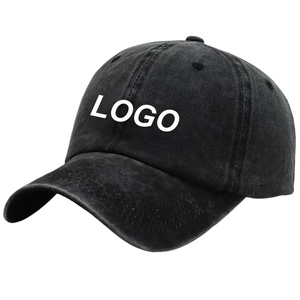 Casquettes de papa vintage sportives en coton uni, style déstructuré avec motif lettres et sangle réglable – Unisexe, directement de l'usine - Product Image 3