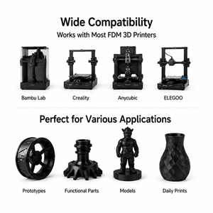 Filamento PLA Plus para Impresora 3D, Material de Impresión PLA de Alta Resistencia para Prototipos de Modelos DIY e Impresión con Bolígrafos 3D - Product Image 4