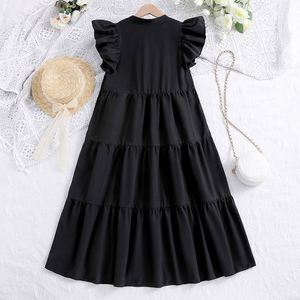 Black Dresses for Girls Size 12 - Knee-Length, Breathable, Plus Size
