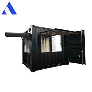 Op Maat Gemaakte Verplaatsbare Bar Cafe Winkel <span class=keywords><strong>10ft</strong></span> Verzending Container Coffeeshop Container Coffeeshop Food Kiosk - Product Image 2
