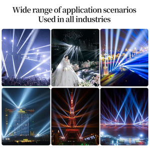 380-Watt IP65 luce a fascio di luce a LED Ultra-intelligente per eventi all'aperto DMX luce del fascio di cielo a 380 Watt - Product Image 4