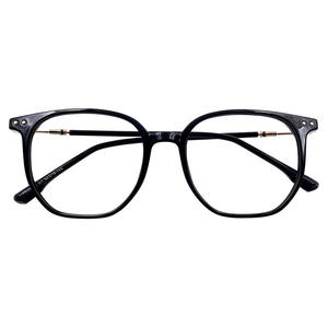 Qianai Square TR90 Monture de lunettes large anti-lumière bleue pour femmes R4 30292 - Product Image 3