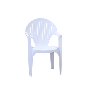 Stackable white plastic chair wholesale