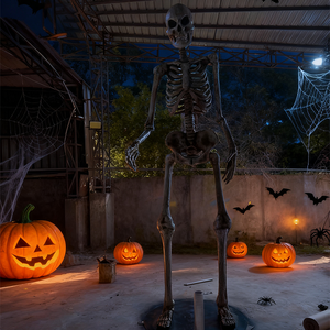 Décoration d'intérieur, sculptures d'art de têtes de <span class=keywords><strong>squelette</strong></span> faites à la main, décoration de fête d'<span class=keywords><strong>Halloween</strong></span>, statue géante de <span class=keywords><strong>squelette</strong></span> en résine et fibre de verre - Product Image 3