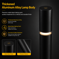 Lámpara de Pie LED COB Telescópica de Aluminio, Altura Ajustable, 2700K-6500K, Atenuación Táctil, Luz Principal de 9W + Luz Nocturna de 1W, Haz de Luz de 360°