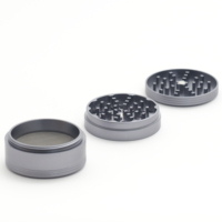 Cannacoast – Nouveau moulin à herbes et tabac rond en métal, divers modèles pour fleurs séchées