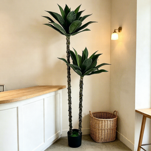 Objets décoratifs nordiques, <span class=keywords><strong>plante</strong></span> artificielle d'agave tropicale, <span class=keywords><strong>plante</strong></span> de sisal verte, décoration de bar, décoration de mariage et fournitures - Product Image 4
