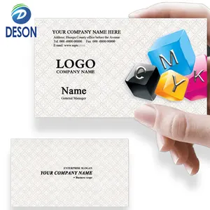 Deson Custom Full Color entrambi i lati stampa Art cartoline di carta grazie biglietti di auguri biglietto da visita