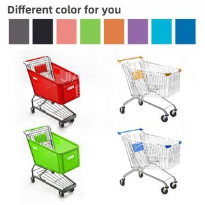 Troli Keranjang Belanja Supermarket Gaya Modern Praktis Dapat Dilipat dengan Roda - Product Image 4
