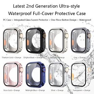 เคสกระจกนิรภัยแบบเต็มตัวสำหรับ <span class=keywords><strong>Watch</strong></span> Series 10 ขนาด 45/46 มม. และ IWatch 9 ขนาด 44 มม. จำหน่ายจำนวนมาก - Product Image 3