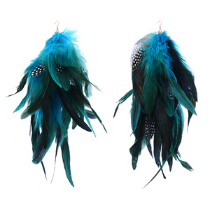 <span class=keywords><strong>Orecchini</strong></span> di piume Boho per le donne grandi <span class=keywords><strong>orecchini</strong></span> di Festival <span class=keywords><strong>con</strong></span> piume reali fatti a mano dichiarazione gioielli per Halloween - Product Image 1