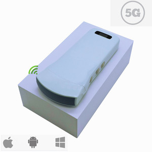 Apparecchiature diagnostiche a ultrasuoni a trasduttore convesso con impugnatura Wifi 128e di piccole dimensioni Konted MDR - Product Image 1