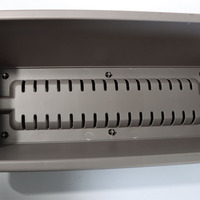 Jardinière rectangulaire grise en plastique durable pour extérieur, à suspendre, pour balustrade, balcon, jardin - Prix usine