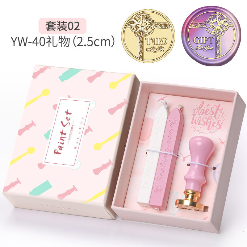 Coffret court rose 02-YW-40 Cadeau (2,5cm)