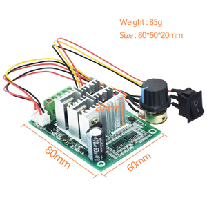 15A <span class=keywords><strong>DC</strong></span> 5V-36V 12V 24V 3相<span class=keywords><strong>DC</strong></span>ブラシレスモーター<span class=keywords><strong>PWM</strong></span>スピードコントローラードライバーCW/ CCW 0-100% スピードリバーシブルスイッチモジュール - Product Image 3