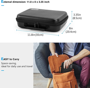 Hard Travel <strong>Electronic</strong> Organizer Case for Power Adapter Chargers Cables Power Bank Mouse <strong>Pencil</strong> USB Flash Disk SD Card