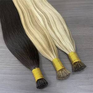 12-30 Inch I Tip Hair Extensions Human Hair Keratin I Tip hair Straight <b>Body</b> <b>Wave</b> All Colors Available Wholesale Fast Shipping - Product Image 4