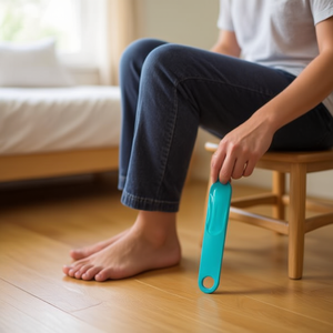 Calzador ILAN 4x20 cm in plastica per indossare facilmente le scarpe - Product Image 3