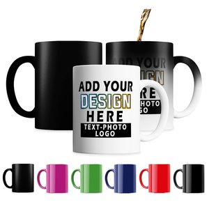 Tazas de porcelana magnéticas <span class=keywords><strong>para</strong></span> café, tazas de cerámica, 11oz, <span class=keywords><strong>para</strong></span> sublimar, venta al Por mayor - Product Image 3