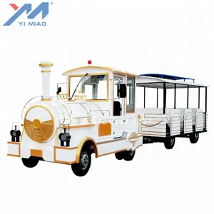 YIMIAO Factory Supplier amusement park Diesel Trackless Train Locomotive