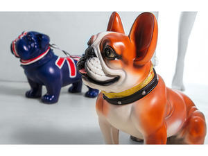 Kevin3 Série <span class=keywords><strong>Assis</strong></span> Pose Coloré En Plastique Mignon Bouledogue Français <span class=keywords><strong>Chien</strong></span> Mannequin Fenêtre Décoration Affichage <span class=keywords><strong>Chien</strong></span> Modèle - Product Image 6