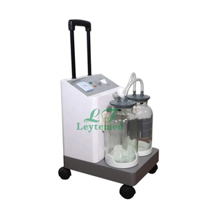 LTSU14 <span class=keywords><strong>Machine</strong></span> d'aspiration électrique mobile à double bouteille pour succion de sang de pus et de mucus. - Product Image 2