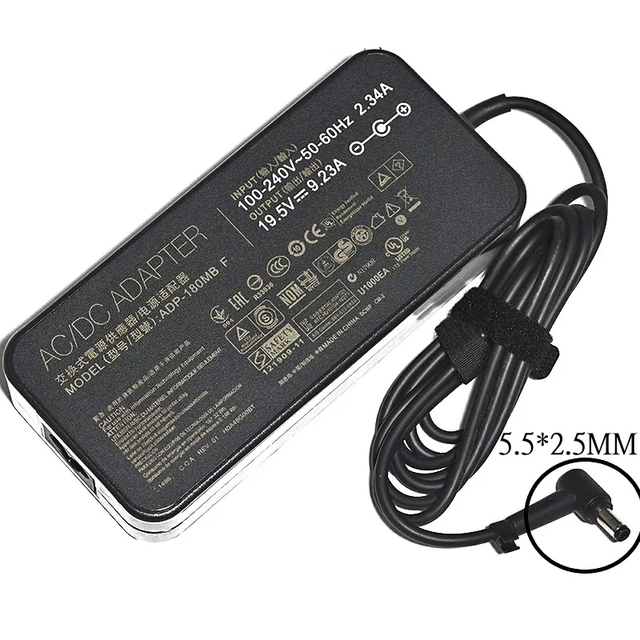 for 19.5V 9.23A 180W AC Power Laptop Adapter Charger for ASUS ROG G75 G75VW GL502VT GL502V G75VX GL502 G750JMN ADP-180MB