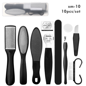 10 in1 strumenti per Pedicure in acciaio inossidabile Kit per la cura dei piedi Set professionale per la rimozione del callo raspa per piedi Peeling Kit per la rimozione della pelle morta - Product Image 3