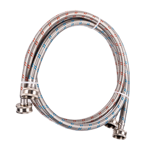 <span class=keywords><strong>Tuyau</strong></span> flexible en acier inoxydable tressé pour machine à glaçons, ligne d'alimentation en eau haute pression pour réfrigérateurs et machines à glaçons - Product Image 6