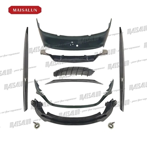 Juego de 4 puertas de fibra de carbono con faldones laterales para parachoques trasero y delantero, kit odykit - Product Image 6
