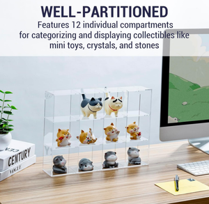 Wall Mounted Acrylic Toy Display Stand Modern Storage Box for <strong>Funko</strong> <strong>Pop</strong> Figures Miniature Cars Doll Collection Dustproof <strong>Shelf</strong> - Product Image 4