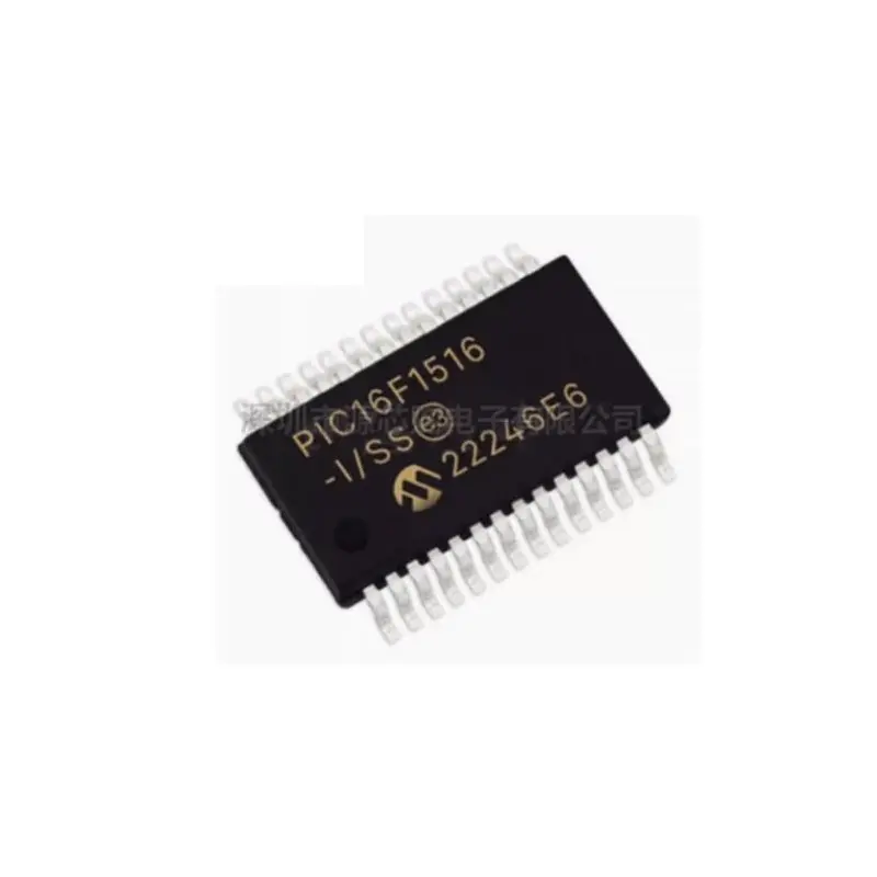 Microcontrôleurs PIC16F1516-I/SS 8 bits-MCU 14KB Flash 512B RAM 10 bits 1.8-5.5V